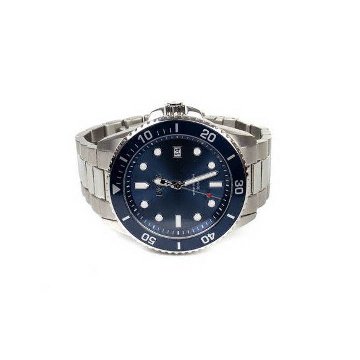 Hugo Boss HB.457.1.27.3710 Blue Dial and Bezel Stainless Steel Watch (Currently Running) (VAT Only Payable on Buyers Premium)