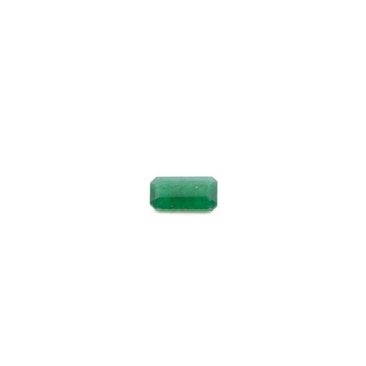 0.945ct Sandawana Emerald Faceted Rectangle-cut Single Gemstone.  Auction Guide: £200-£300 (VAT Only Payable on Buyers Premium)