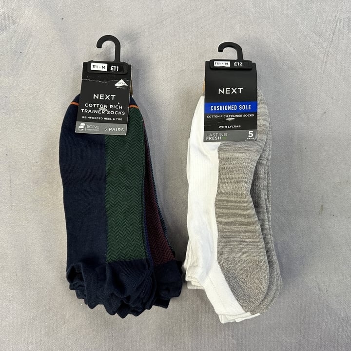 Next Trainer Socks, 2x Units - Size 11.5-14 (X719661) (VAT ONLY PAYABLE ON BUYERS PREMIUM)