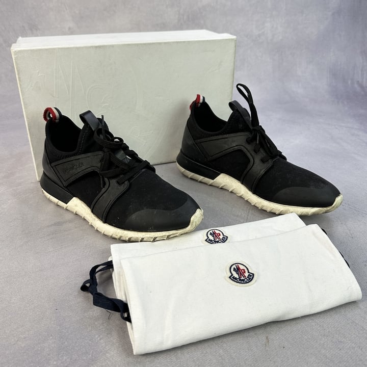 Moncler Emilien Neoprane Sneakers With Box And Dust Bags - Size 8 (VAT ONLY PAYABLE ON BUYERS PREMIUM)