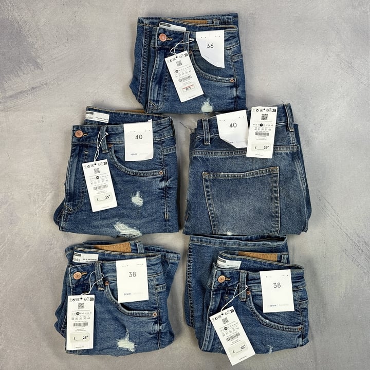 Bershka Denim, Shorts With tags (4 Pairs) - Sizes EUR 36,2x38,2x40  (MPSS03115114) (VAT ONLY PAYABLE ON BUYERS PREMIUM)