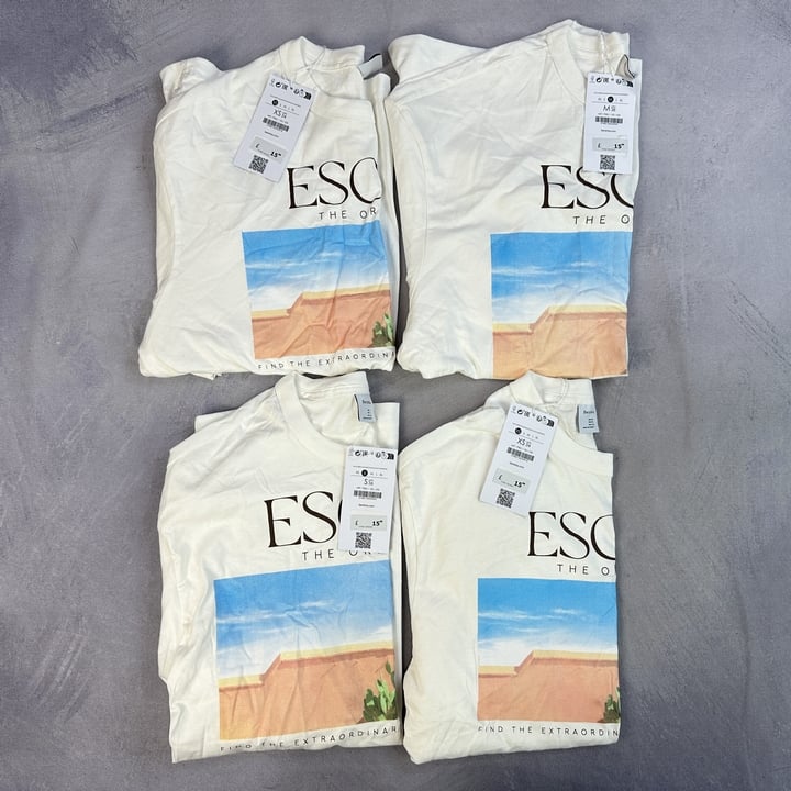 Bershka T-Shirts With Tags, 4x Units - Sizes 2xXS, S, M  (MPSS03115115) (VAT ONLY PAYABLE ON BUYERS PREMIUM)