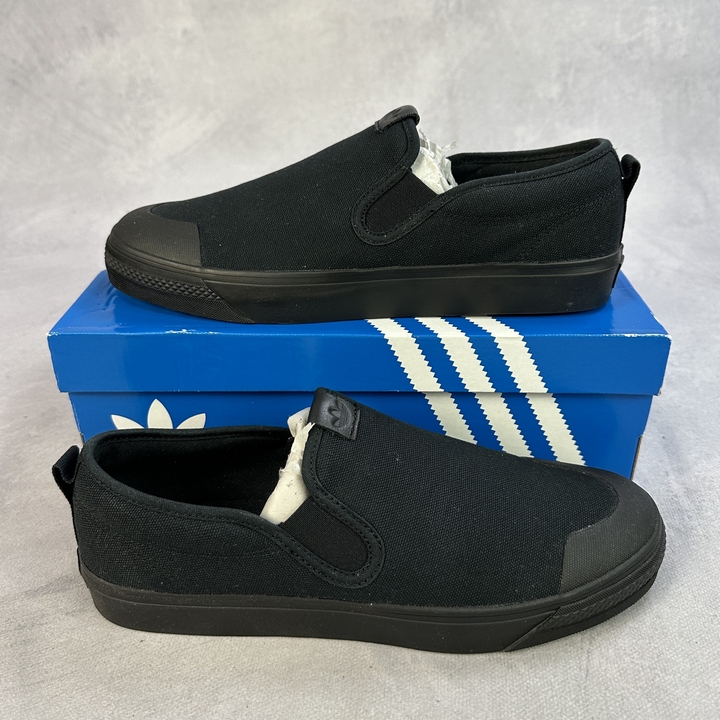 Adidas Originals Nizza Slip On Sneakers With Box - Size UK 9.5 (VAT ONLY PAYABLE ON BUYERS PREMIUM)