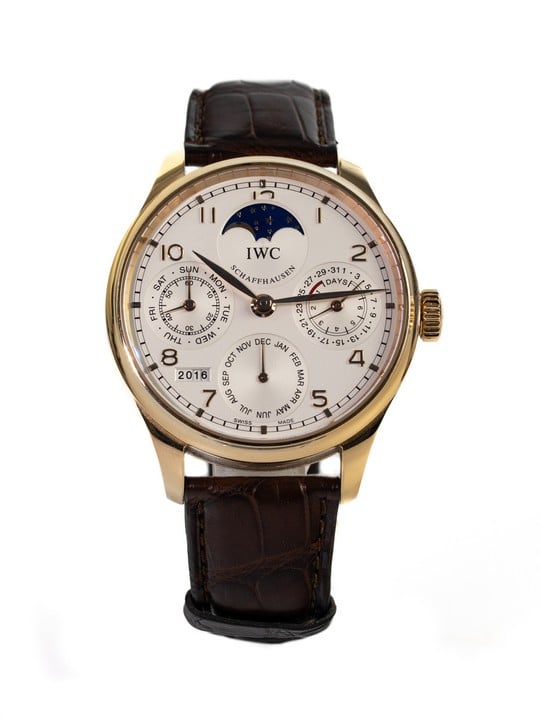 IWC Portugieser Perpetual Calendar Automatic Watch. Please see full description below, including important notes prior to bidding.