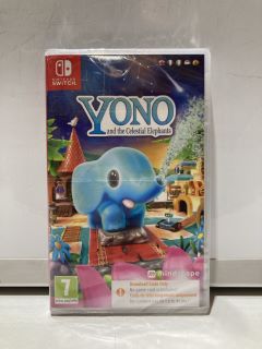 NINTENDO SWITCH VIDEO GAME YONO AND THE CELESTIAL ELEPHANTS