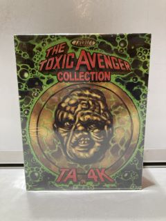 2 X THE TOXIC AVENGER COLLECTION TOX SET 4K ULTRA HD RRP £78.76 (18+ ID MAY BE REQUIRED)