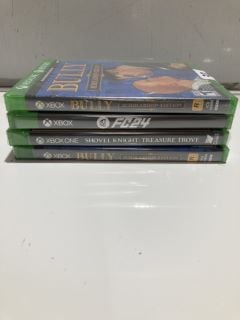 AN ASSORTMENT OF  XBOX ONE VIDEO GAMES INC FC24