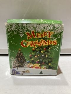 BOX OF ASSORTED ITEMS INC CHRISTMAS GLASS BAUBLES