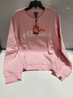 ELLESSE AGATA SWEATSHIRT PINK SIZE 4XL/22