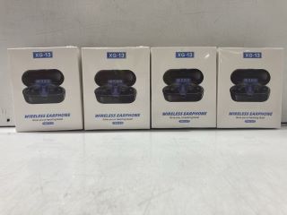 4 X WIRELESS EARPHONES XG-13 TWS 5.0