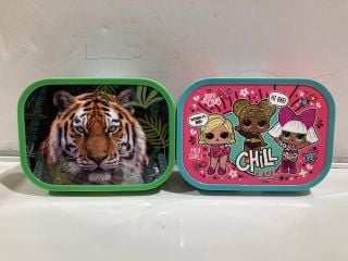 BOX OF CHILDRENS LUNCH BOXES INC MEPAL KIDS LUNCH BOX CAMPUS WITH BENTO COMPARTMENT AND FORK