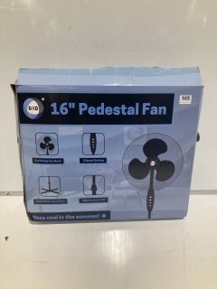 DID 16" PEDESTAL FAN EL7364