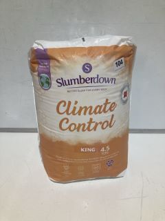 SLUMBERDOWN CLIMATE CONTROL KING DUVET 4.5 TOG