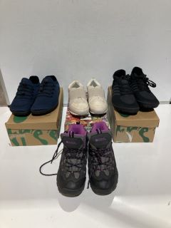 QTY OF ASSORTED ITEMS TO INCLUDE FREET FLEX TRAINER SIZE 9 1/2