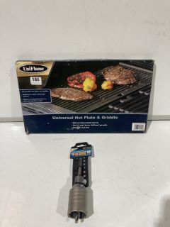 UNIFLAME UNIVERSAL HOT PLATE & GRIDDLE TO INCLUDE BLUE SPOT TCT CORE DRILL 50MM