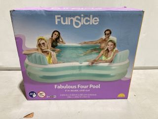 FUNSICLE FABULOUS INFLATABLE FOUR POOL