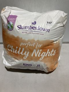 SLUMBERDOWN KING DUVET 15 TOG