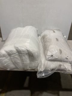 BHS SET OF 2 EXTRA FILLED LUXURY HOTEL PILLOWS TO INCLUDE WHITE DUVET