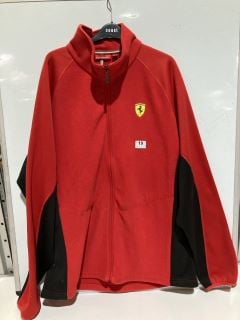 FERRARI ZIPPED FLEECE UK 18