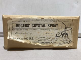 ROGERS CRYSTAL NOSE & THROAT SPRAY