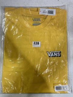 VANS YELLOW T SHIRT MEDIUM