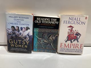 QTY OF ASSORTED BOOKS TO INCLUDE EMPIRE BY NIALL FERGUSON, SPEAK FREELY BY KEITH E. WHITTINGTON