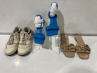 QTY OF ASSORTED ITEMS TO INCLUDE NEW BALANCE TRAINERS UK 6