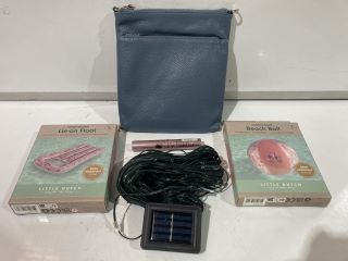 QTY OF ASSORTED ITEMS TO INCLUDE JETECH LAPTOP BAG