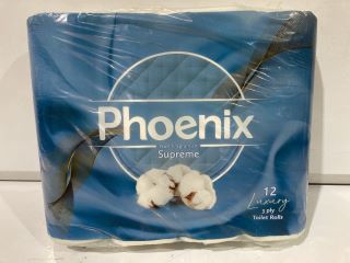 QTY OF ASSORTED PHOENIX SUPREME TOILET ROLL