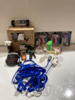 QTY OF ASSORTED ITEMS TO INCLUDE 45M HOSE REEL, BOSCH BATTERY CHARGER