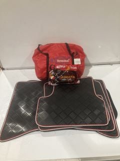 QTY OF ASSORTED ITEMS TO INCLUDE VAUXHALL CORSA PRESTIGE FLOOR MAT