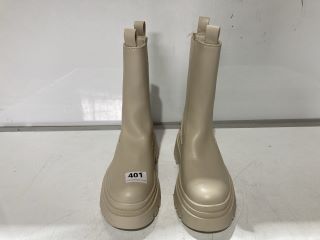 PRIMARK HEEL BOOTS CREAM UK 4