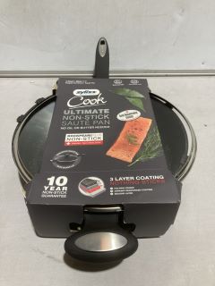 ZYLISS ULTIMATE NON-STICK FORGED ALUMINIUM SAUTE PAN WITH GLASS LID