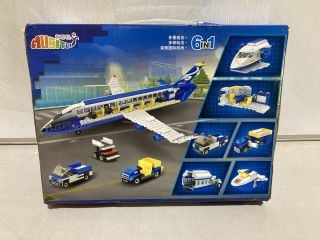 6-IN-1 LEGO AIRPLANE & PASSAGERS SET