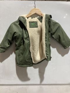 QTY OF ASSORTED CHILDREN'S CLOTHES TO INCLUDE ZARA GREEN COAT 2-3YRS