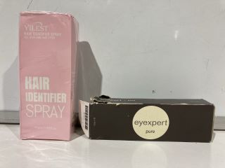 YILEST HAIR IDENTIFIER SPRAY, TO ALSO INCLUDE EYEXPERT PURE CONTACT LENSES