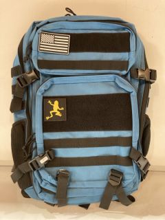 HIKING BACKPACK IN BLUE/BLACK FOR OUTDOOR ACTIVITIES