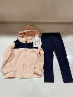 GUESS BABY 2 PC SET IN PINK/BLUE SIZE 2