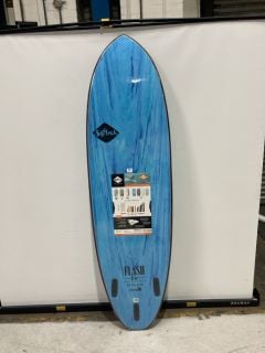 SOFTECH FLASH ERIC GEISELMAN SURFBOARD - 6FT6" - AQUA MARBLE - RRP £335