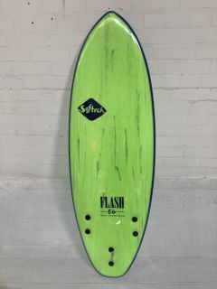 SOFTECH FLASH ERIC GEISELMAN SURFBOARD - 5FT - GREEN MARBLE - RRP £290