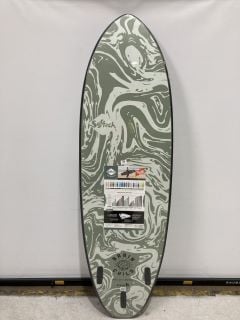 SOFTECH BRAINCHILD SURFBOARD - 6FT6" - SMOKE/GREEN/WHITE - RRP £395