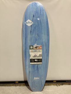 SOFTECH ROLLER SURFBOARD - 6FT6" - BLUE MARBLE - RRP £310