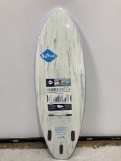 SOFTECH SABRE SURFBOARD - 5FT6" - ICE BLUE - RRP £330