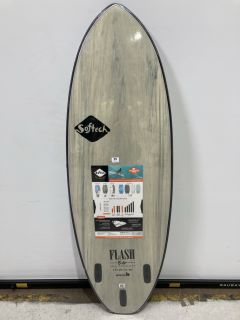 SOFTECH FLASH ERIC GEISELMAN SURFBOARD - 5FT7" - GREY MARBLE - RRP £300