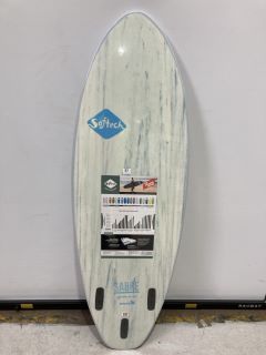 SOFTECH SABRE SURFBOARD - 5FT6" - ICE BLUE - RRP £330