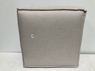 2 X THE WHITE COMPANY SIMPLE SQUARE FOOT STOOL TO INCLUDE - PALE GREY - TOTAL RRP £240