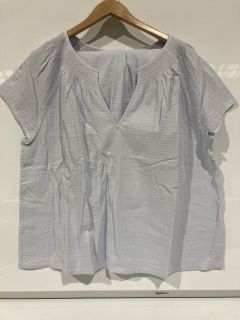 A QTY OF THE WHITE COMPANY ITEMS TO INCLUDE DOUBLE COTTON SHORT PJ SET XL PALE BLUE TOTAL RRP £351