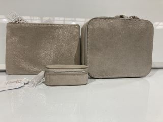 A QTY OF THE WHITE COMPANY ITEMS TO INCLUDE MENS LEATHER IPAD SLEEVE ONE SIZE DARK GREY TOTAL RRP £323