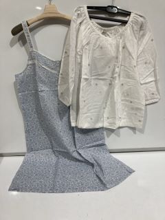 A QTY OF THE WHITE COMPANY ITEMS TO INCLUDE HERRINGBONE SHORTS 18 NAVY TOTAL RRP £543