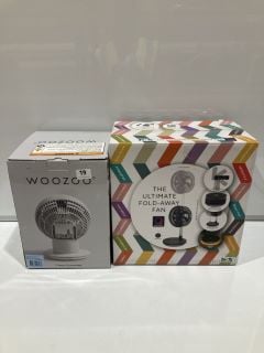 A QTY OF ITEMS TO INCLUDE WOOZOO GLOBE AIR CIRCULAR FAN